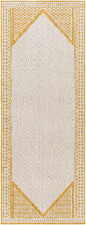 Efrem Mustard Outdoor Carpet Area Rug - Clearance - Ornate Home