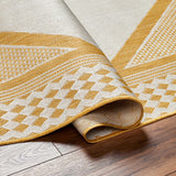 Efrem Mustard Outdoor Carpet Area Rug - Clearance - Ornate Home