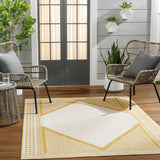 Efrem Mustard Outdoor Carpet Area Rug - Clearance - Ornate Home
