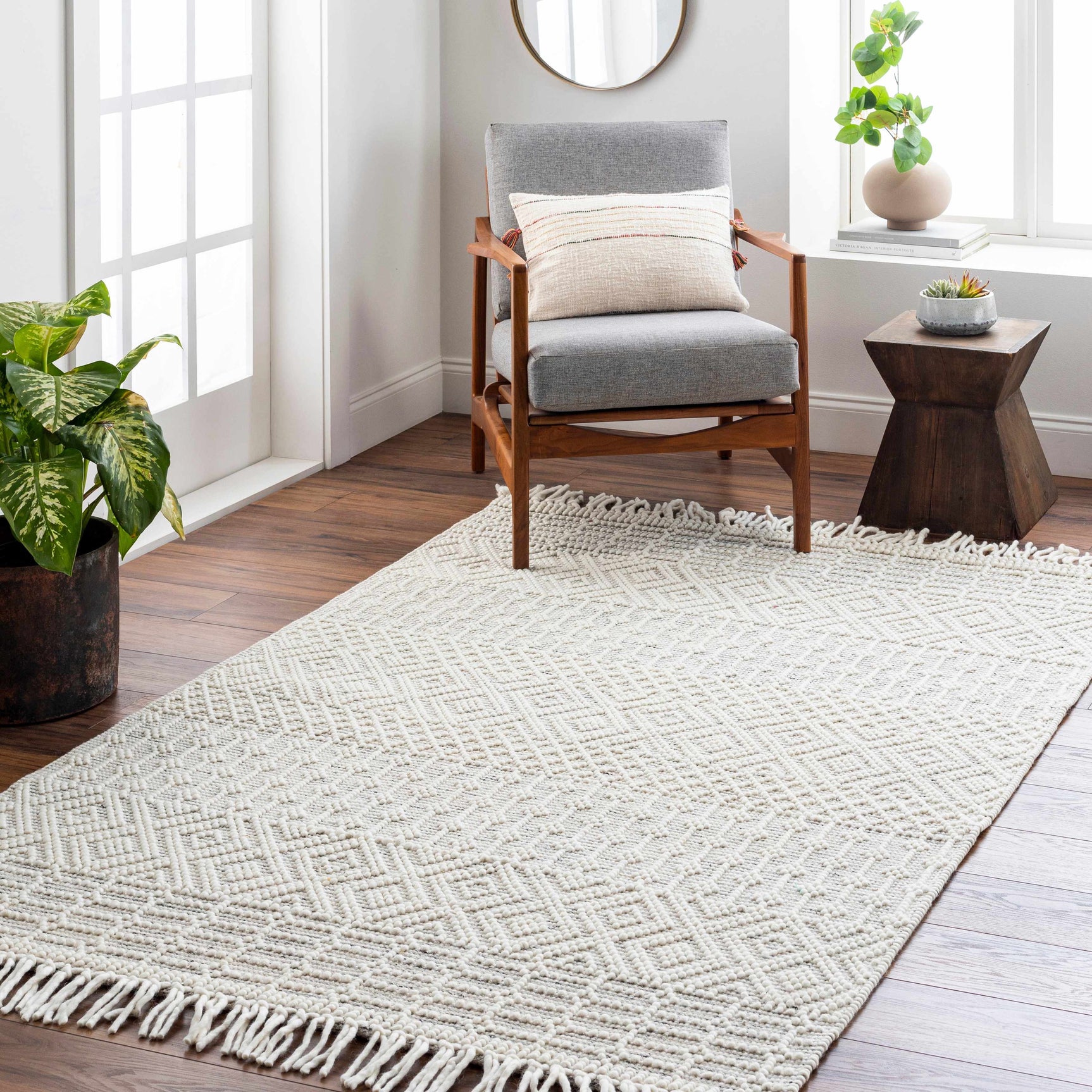 Egil Wool-blend Area Rug - Clearance - Ornate Home