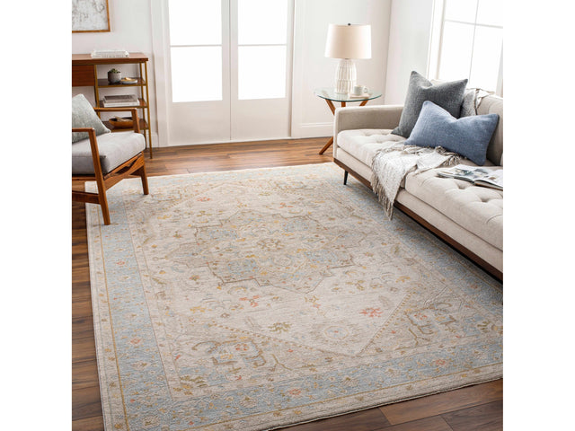 Ehan Cream Oushak Rug - Ornate Home