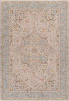 Ehan Cream Thick Luxe Oushak Rug - Ornate Home