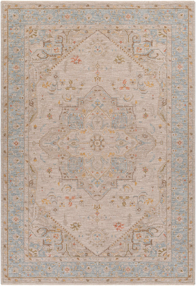 Ehan Cream Thick Luxe Oushak Rug - Ornate Home