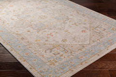 Ehan Cream Thick Luxe Oushak Rug - Ornate Home