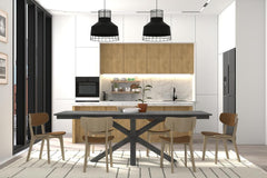 Eich Grey Dining Table - Ornate Home