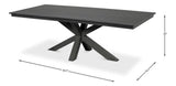 Eich Grey Dining Table - Ornate Home