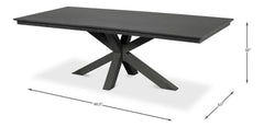 Eich Grey Dining Table - Ornate Home