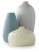 Eiderman Gray/Blue/Green Vase (Set of 3) - Ornate Home