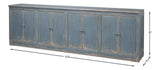 Eight Is Enough Blue Sideboard - Ornate Home