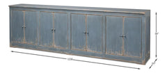 Eight Is Enough Blue Sideboard - Ornate Home