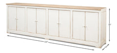 Eight Is Enough White Sideboard - Ornate Home