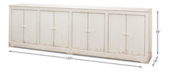 Eight Is Enough White Sideboard - Ornate Home