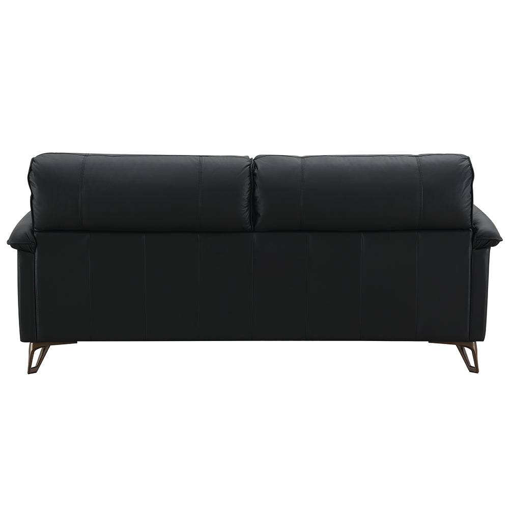 Eilene Black  Loveseat - Ornate Home