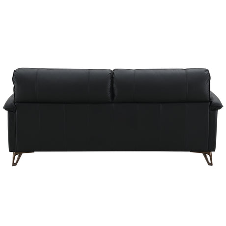Eilene Black  Loveseat - Ornate Home