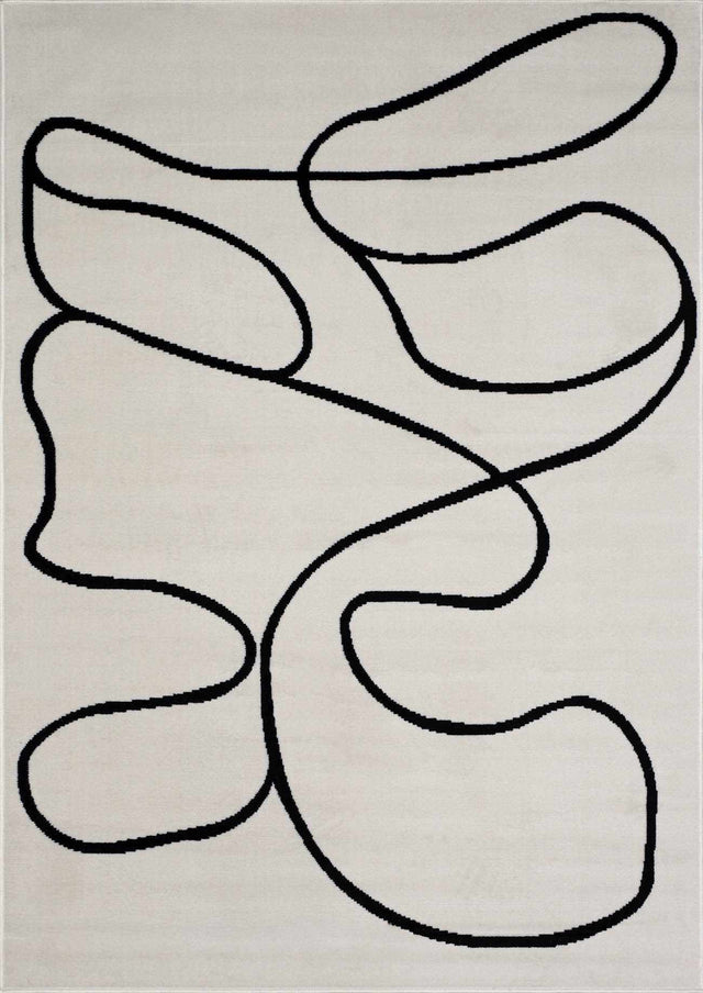 Eilir Modern Low Profile Boho Rug - Ornate Home