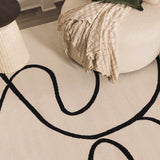 Eilir Modern Low Profile Boho Rug - Ornate Home