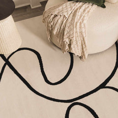 Eilir Modern Low Profile Boho Rug - Ornate Home