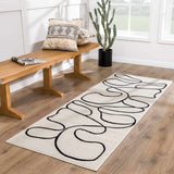 Eilir Modern Low Profile Boho Rug - Ornate Home