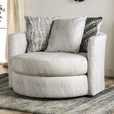 Eimear Off-white/Black Chair - Ornate Home