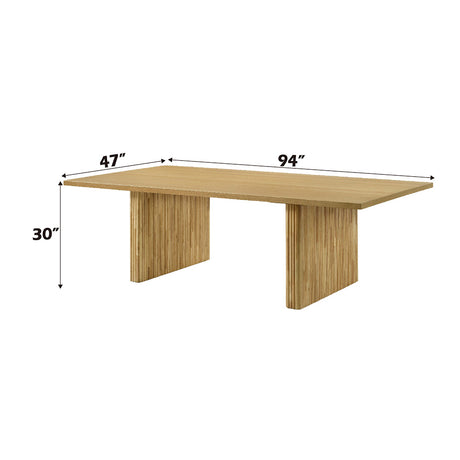 Einar Natural Dining Table - Ornate Home