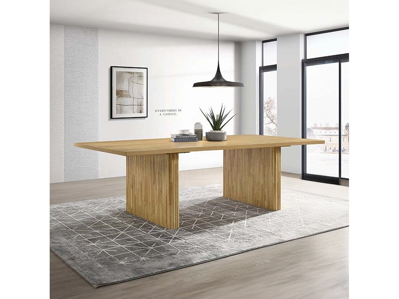 Einar Natural Dining Table - Ornate Home