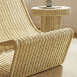 Eira Natural Curved Low Seat Rattan Lounge Chair
