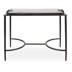 Eisen Textured Glass Accent Table - Ornate Home