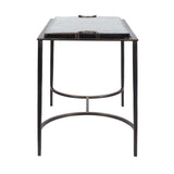 Eisen Textured Glass Accent Table - Ornate Home