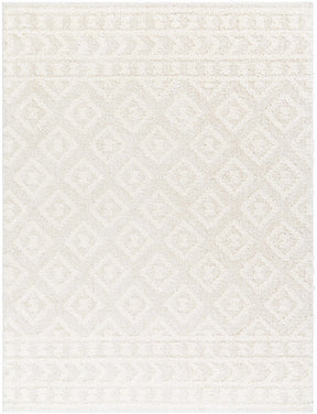 Eivin Cream Diamonds Plush Rug - Ornate Home