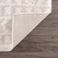 Eivin Cream Diamonds Plush Rug - Ornate Home