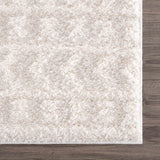 Eivin Cream Diamonds Plush Rug - Ornate Home