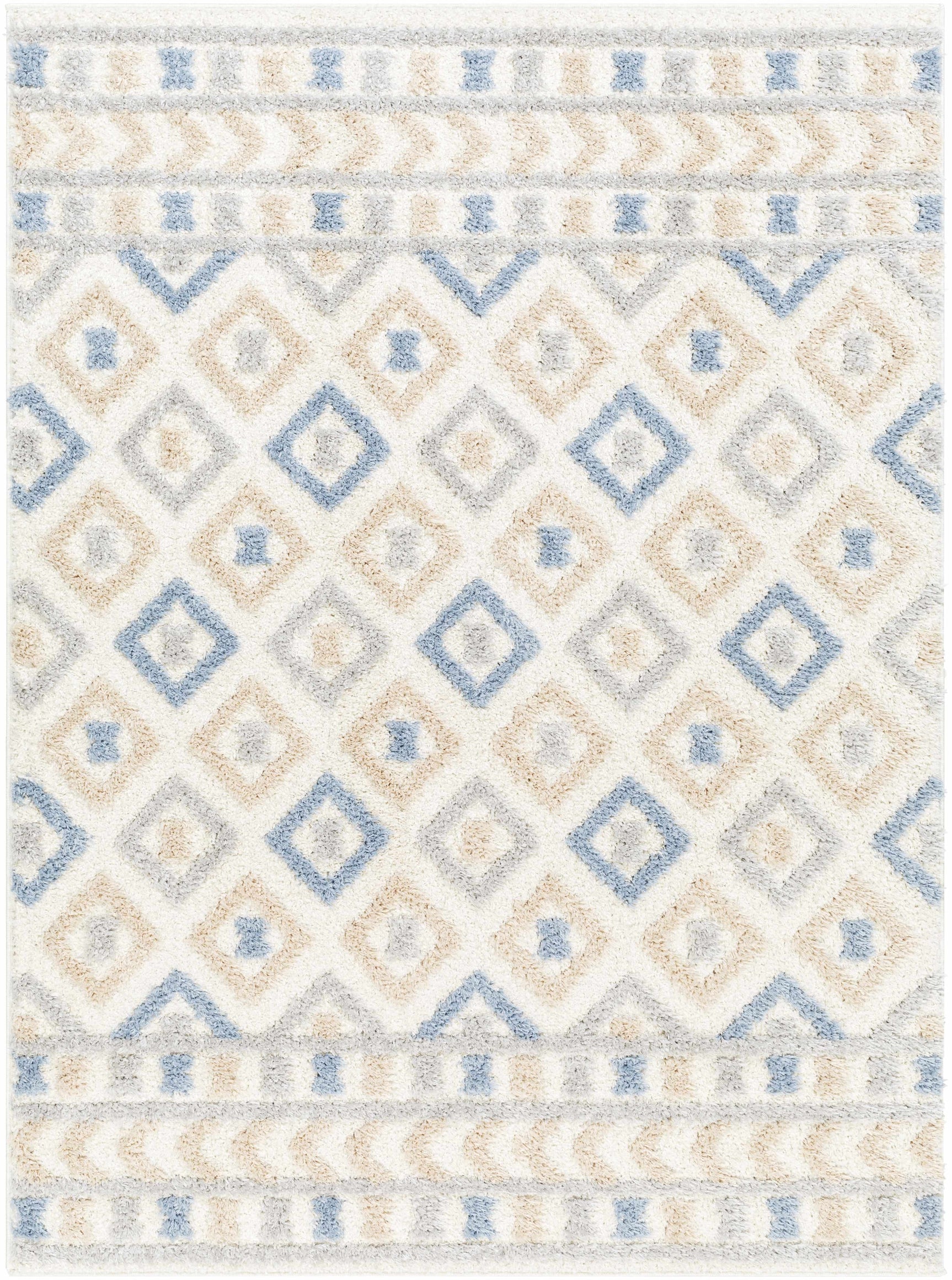 Eivin Pink & Blue Area Rug - Clearance - Ornate Home