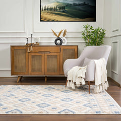 Eivin Pink & Blue Area Rug - Clearance - Ornate Home