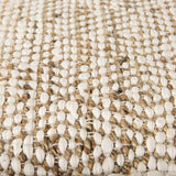 Ekani Cream/Beige Cotton Pouf - Ornate Home