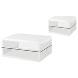 Elana White High Gloss 2-piece Coffee and End Table Set - Ornate Home