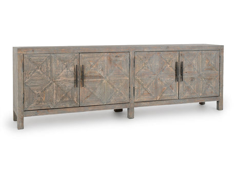 Elani Gray Cabinet - Ornate Home