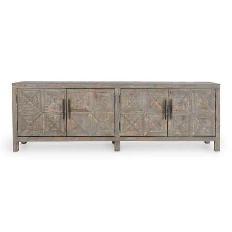 Elani Gray Cabinet - Ornate Home