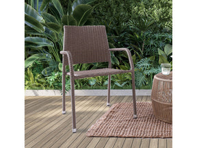 Elani Natural Stacking Chair (40/STACK) - Ornate Home