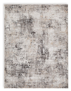 Elaning Black/Gray/Cream Large Rug - Ornate Home