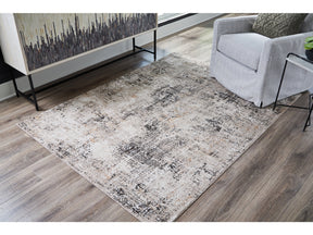 Elaning Black/Gray/Cream Medium Rug (Online Special Price) - Ornate Home