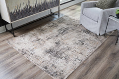 Elaning Black/Gray/Cream Medium Rug - Ornate Home