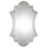 Elara Antiqued Silver Wall Mirror - Ornate Home