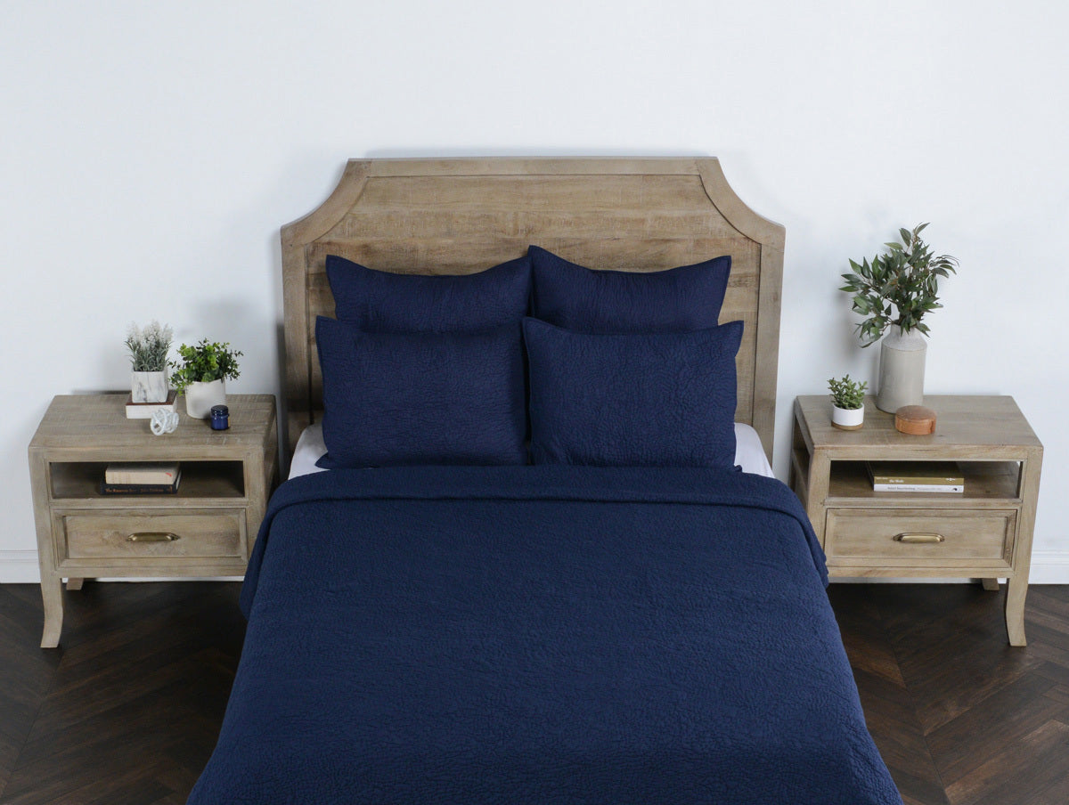 Elara Indigo Quilt Collection - Ornate Home