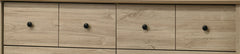 Elara Light Oak 57"W 6-Drawer Dresser - Ornate Home