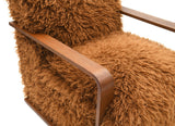 Elardo Camel Brown Accent Chair - Ornate Home