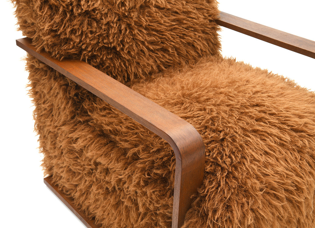 Elardo Camel Brown Accent Chair - Ornate Home