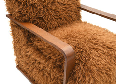 Elardo Camel Brown Accent Chair - Ornate Home