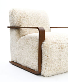 Elardo White Accent Chair - Ornate Home
