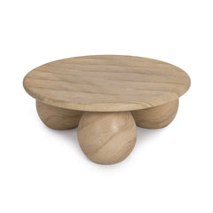 Elaria Warm Sandstone Outdoor Coffee Table - Ornate Home