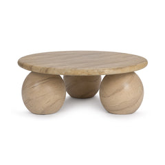 Elaria Warm Sandstone Outdoor Coffee Table - Ornate Home
